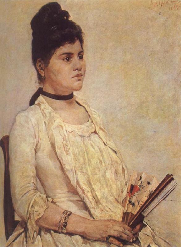 Giovanni Fattori Portrait of the Stepdaughter Germany oil painting art
